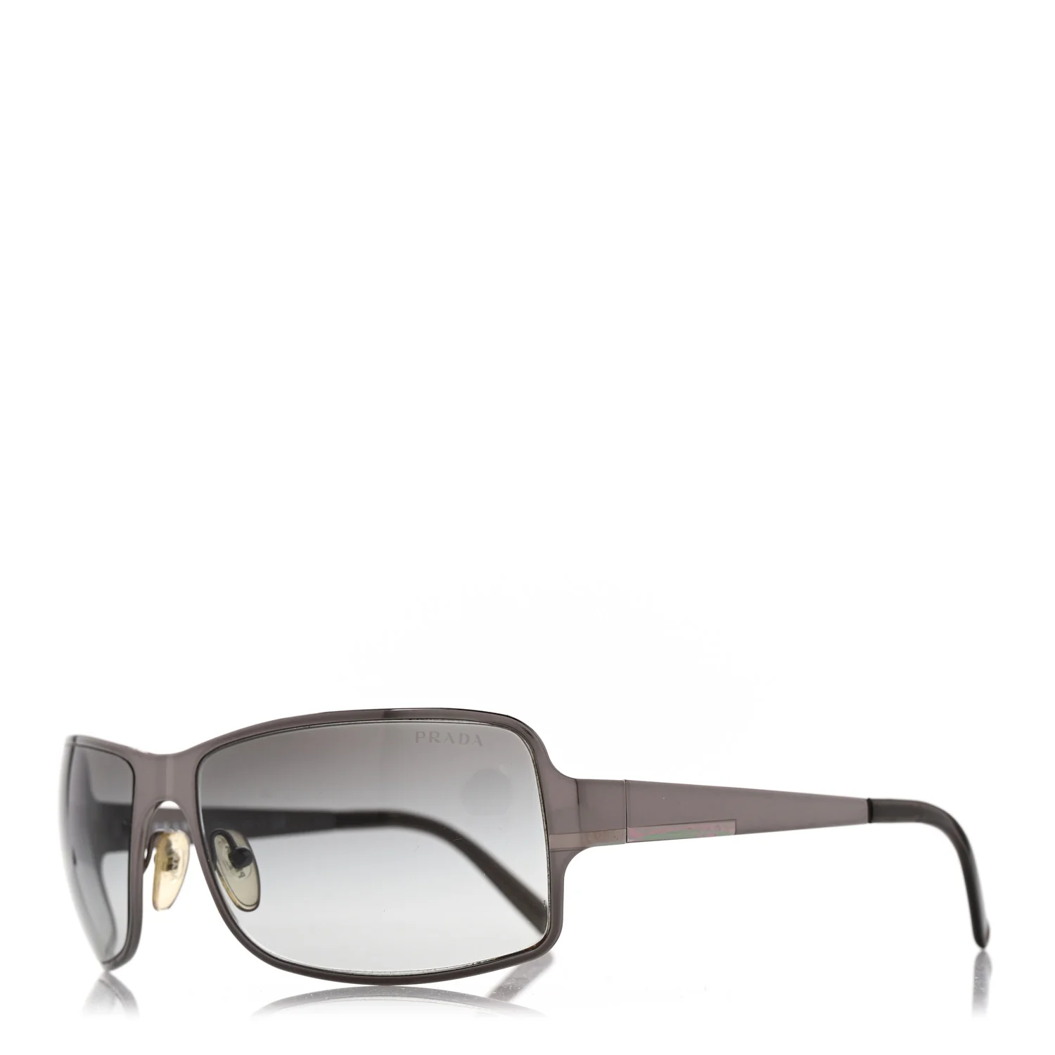 Prada Metal Sunglasses SPR 60F in Grey