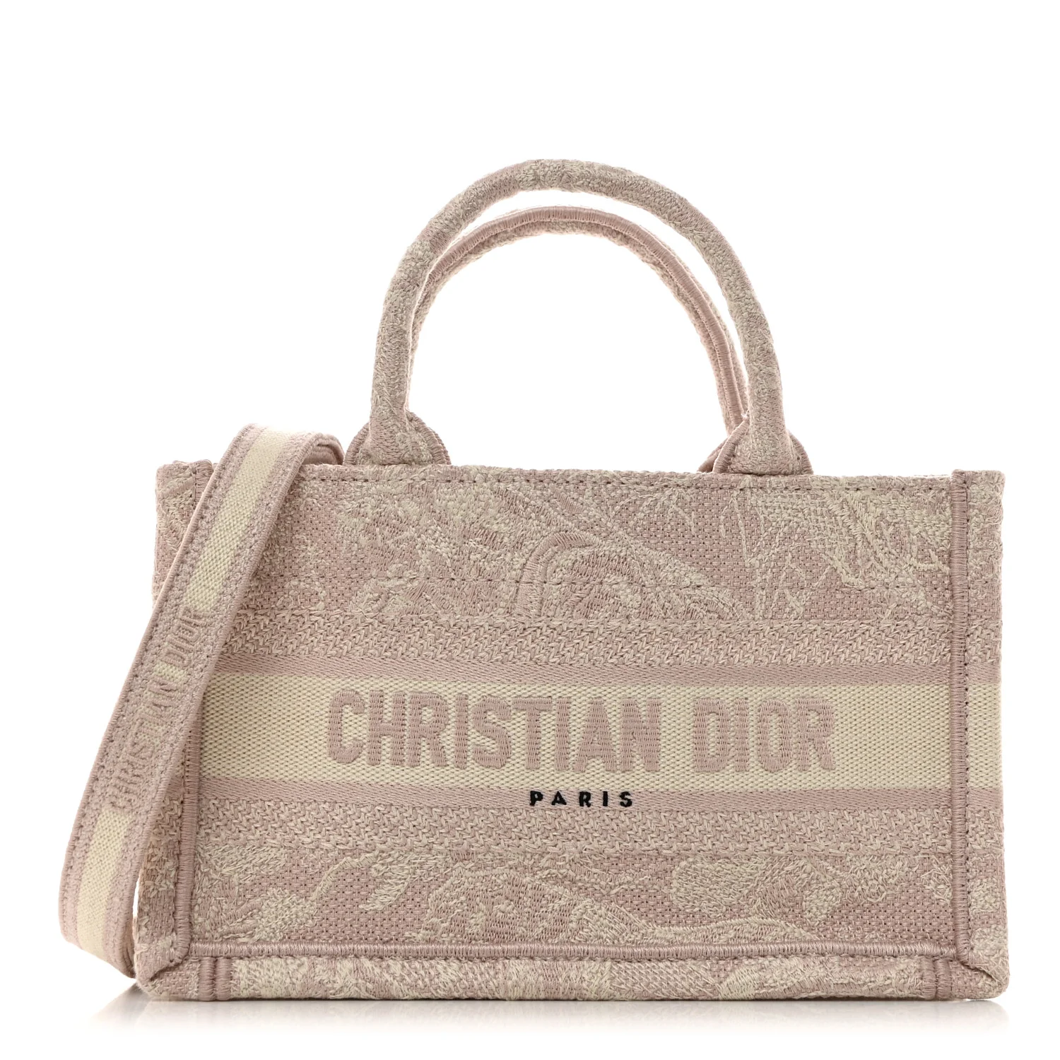 Christian Dior Book Tote in romantic toile de jouy print