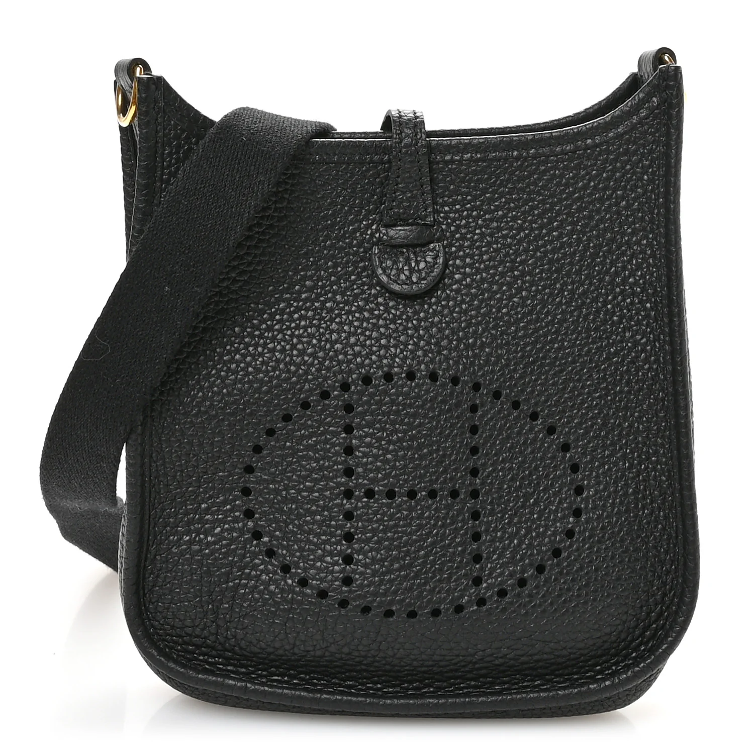 Hermès Taurillon Clemence Evelyne TPM in Black