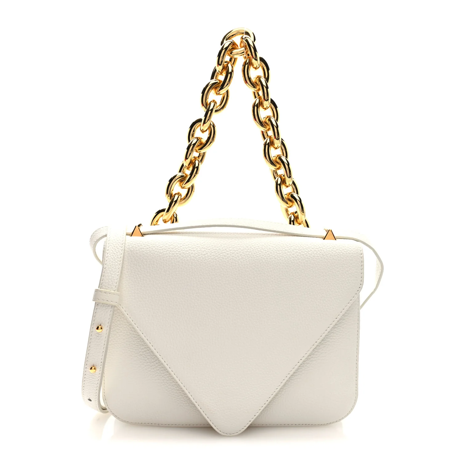 Bottega Veneta white envelope bag