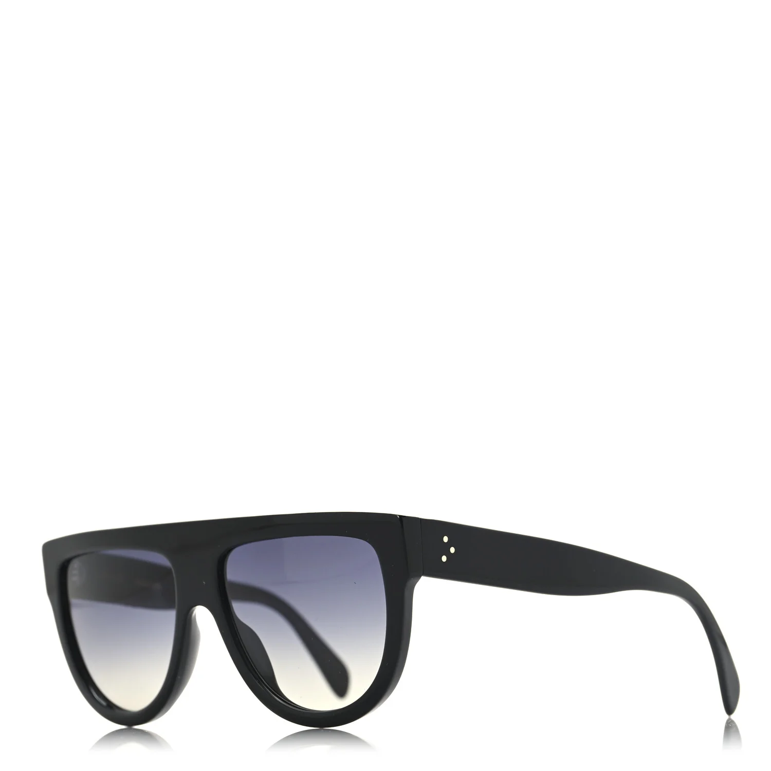 Celine Acetate Aviator Sunglasses CL 40001I in Black