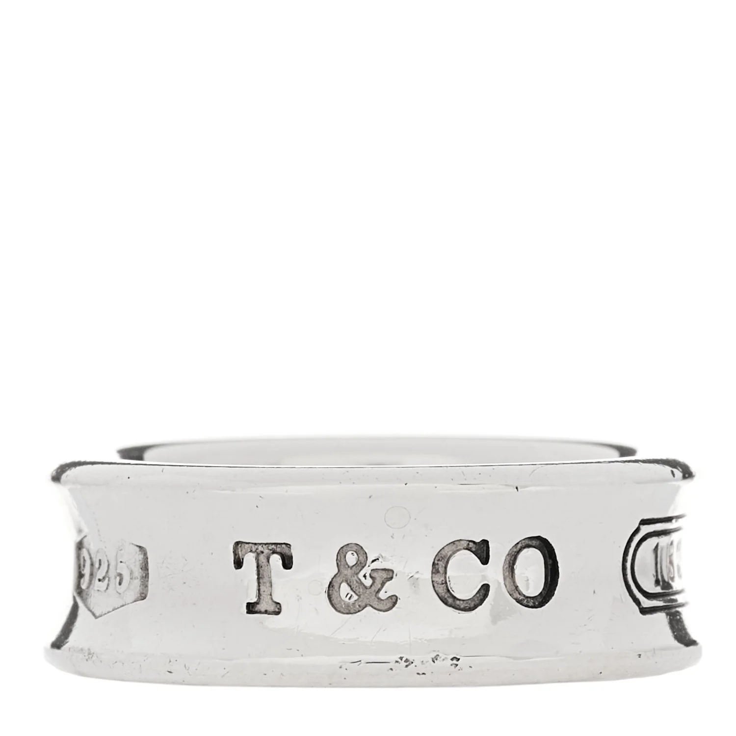 Tiffany Sterling Silver 1837 Band Ring size 6