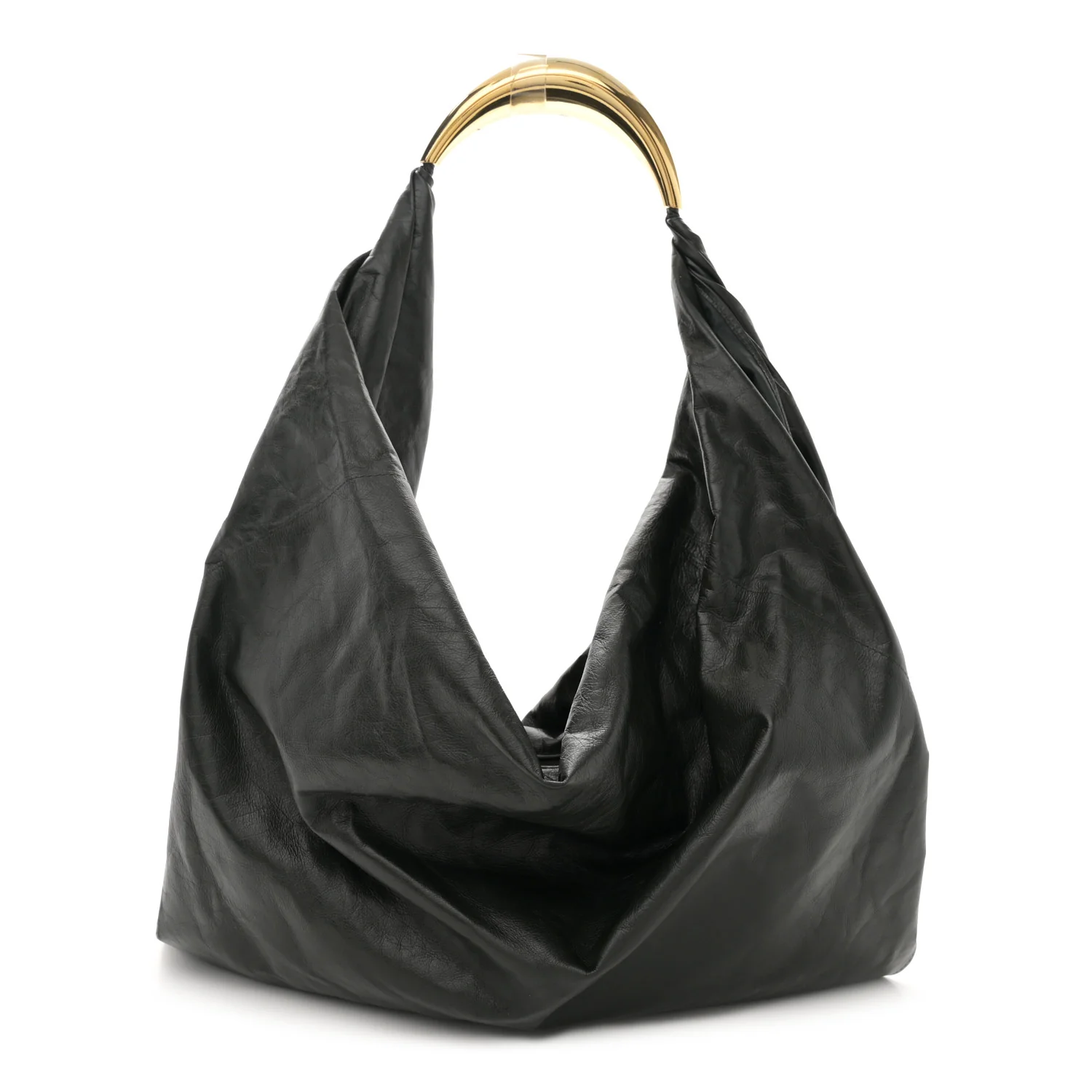 Bottega Veneta Foulard Shoulder Bag in Black