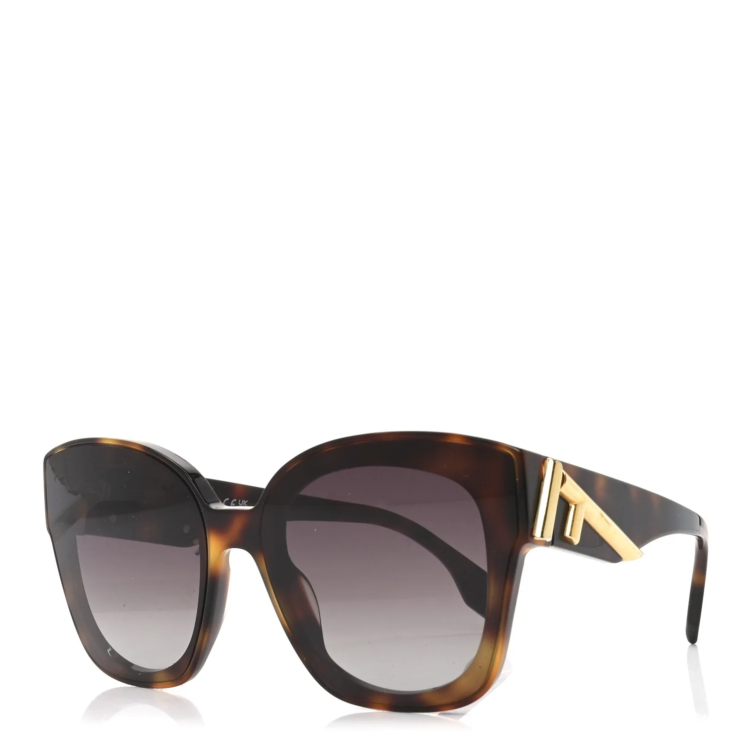 Fendi Acetate Fendi First Sunglasses FE40098I in Havana