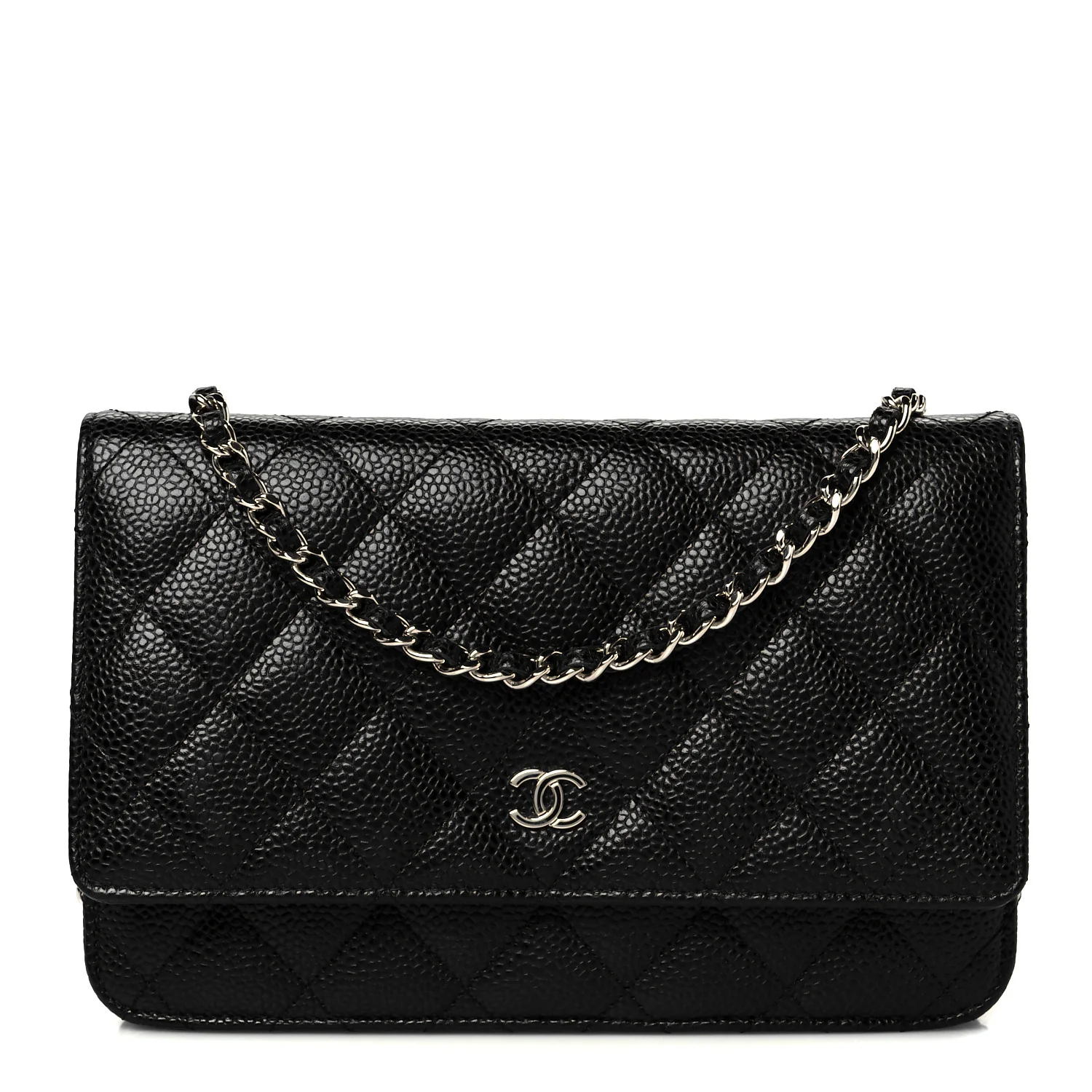 Chanel Caviar Quilted WOC in Black