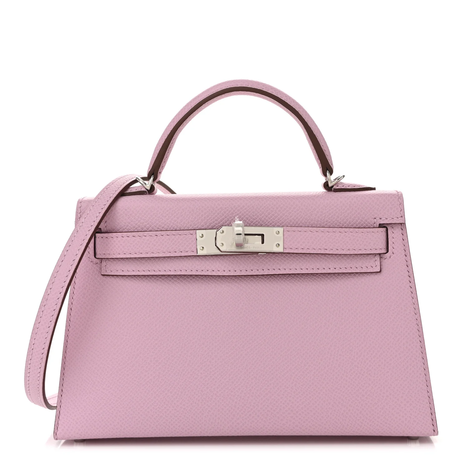Hermes Epsom Mini Kelly Sellier 20 Mauve Sylvestre