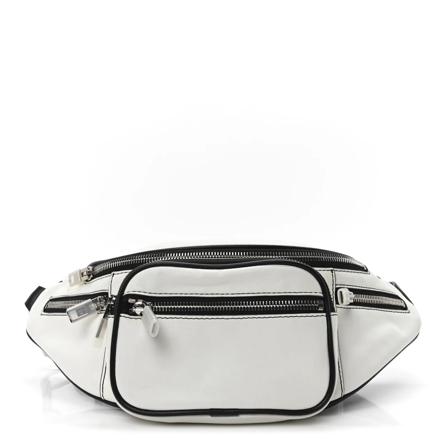 Alexander Wang Attica belt bag in white lambskin