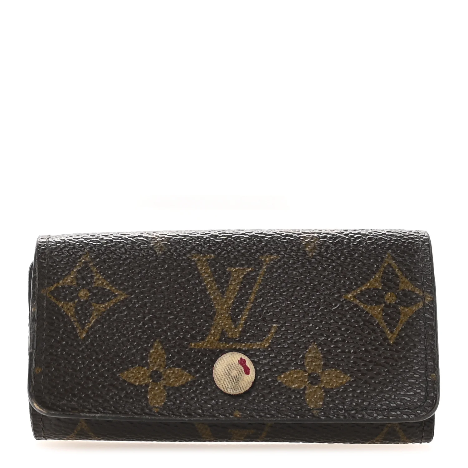 Louis Vuitton Monogram 4 Key Multicles Holder in Fuchsia