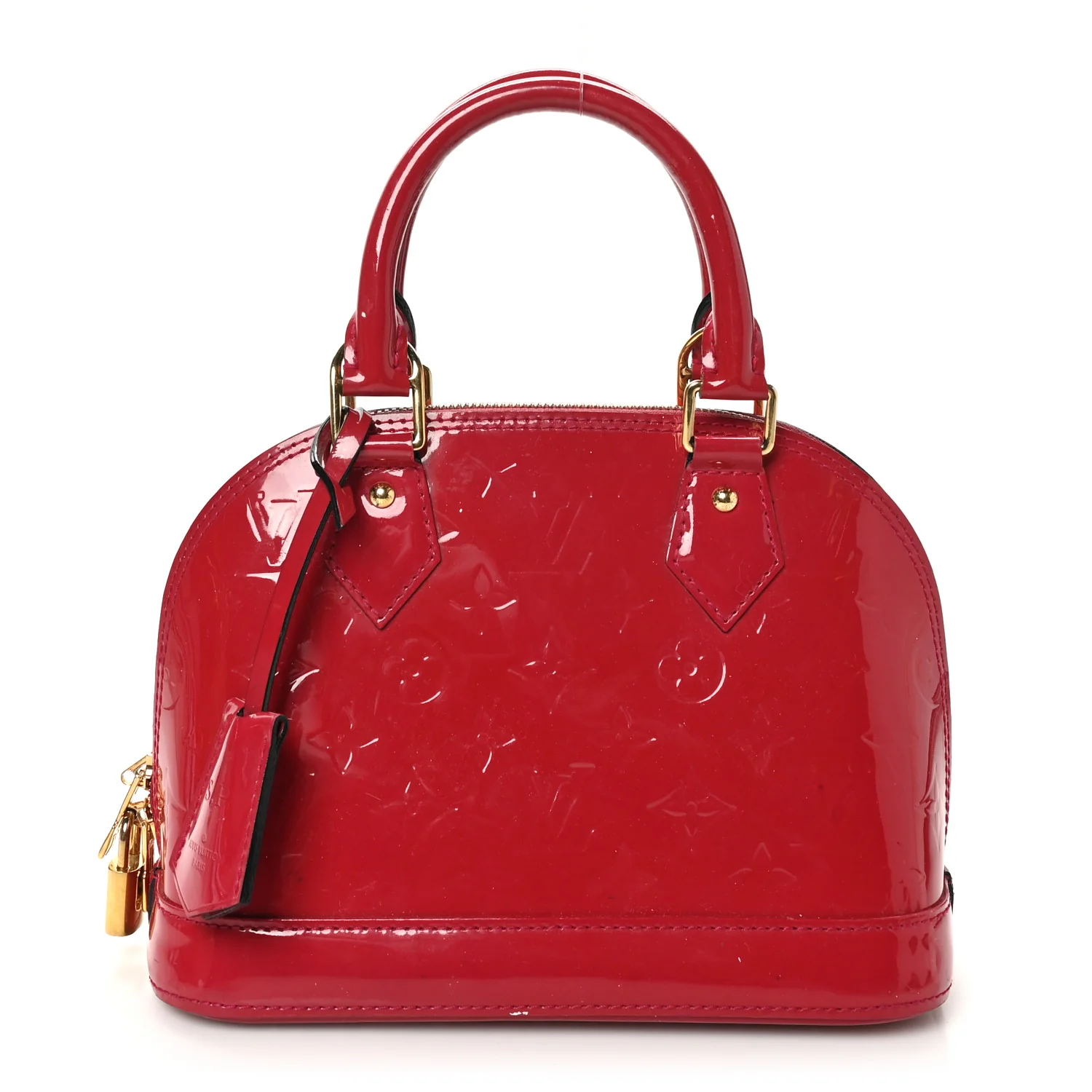 Louis Vuitton rose indien vernis Alma BB handbag