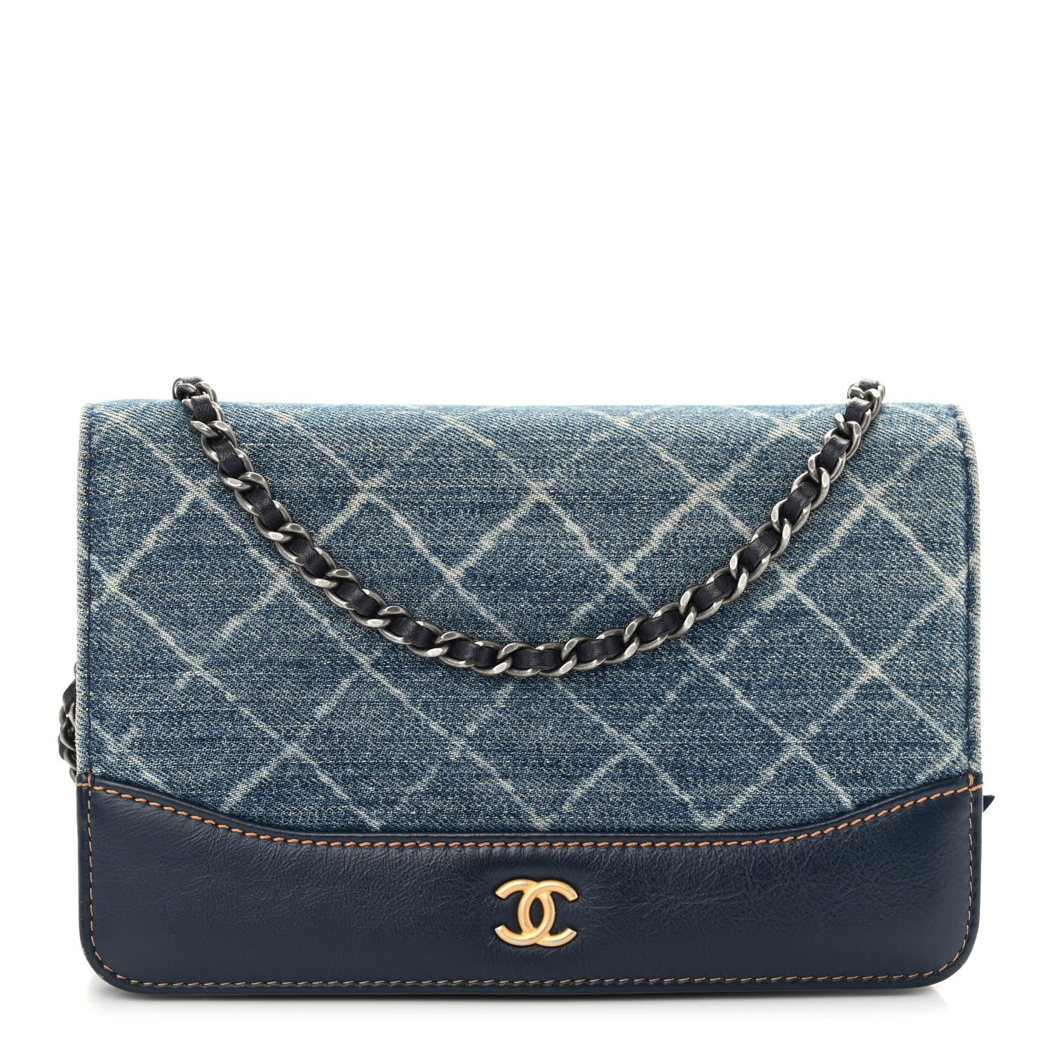 Chanel Gabrielle WOC in casual blue denim